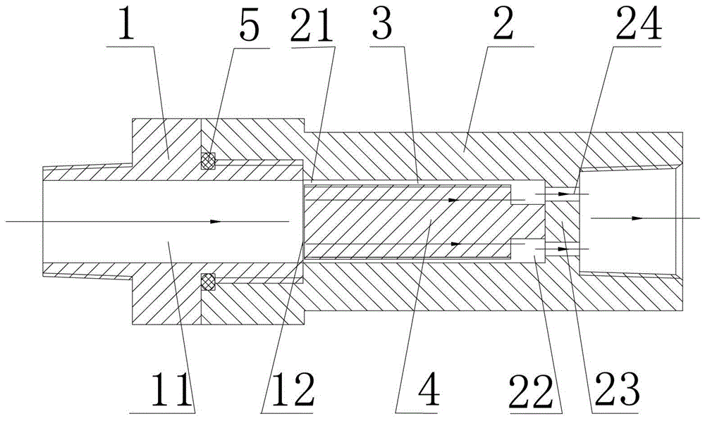 Throttling frock and refrigerant recovery device with the throttling frock