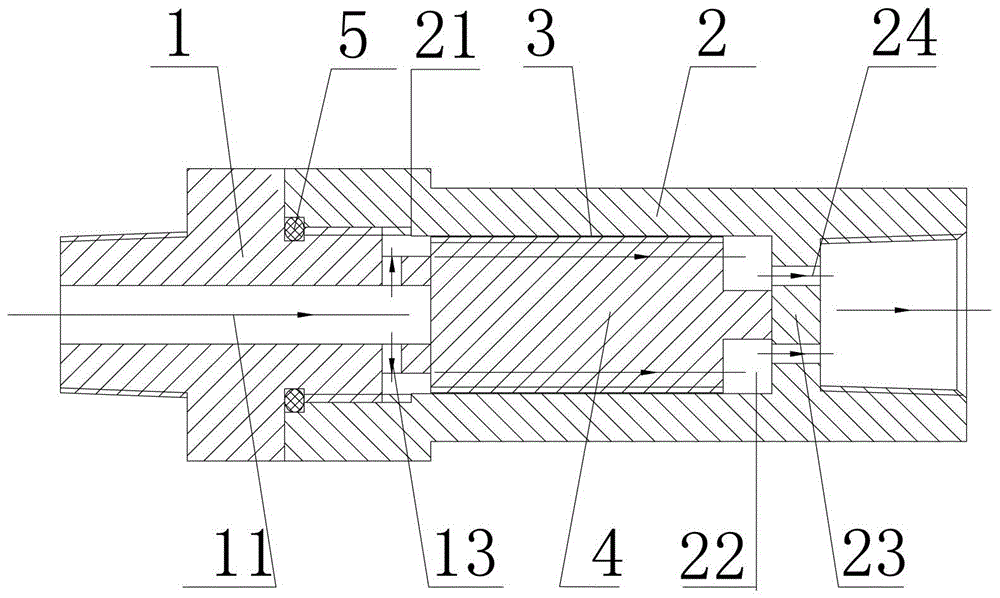 Throttling frock and refrigerant recovery device with the throttling frock