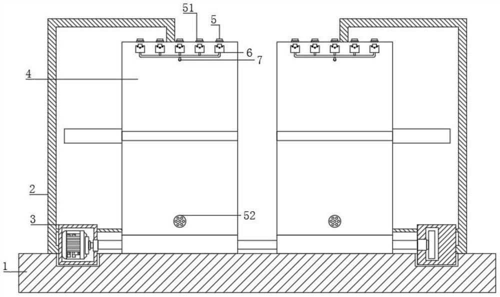 Protection device on waterscape steel dam gate nozzle and waterscape steel dam gate