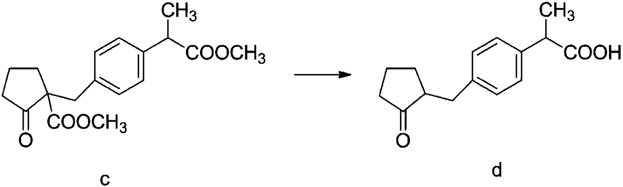 Method for synthesizing high-purity non-steroidal anti-inflammatory drug loxoprofen sodium