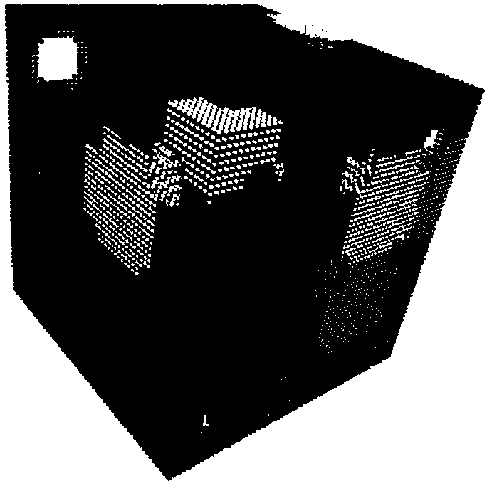 Pore character statistics method of microscopic pore model on basis of improved maximum ball method