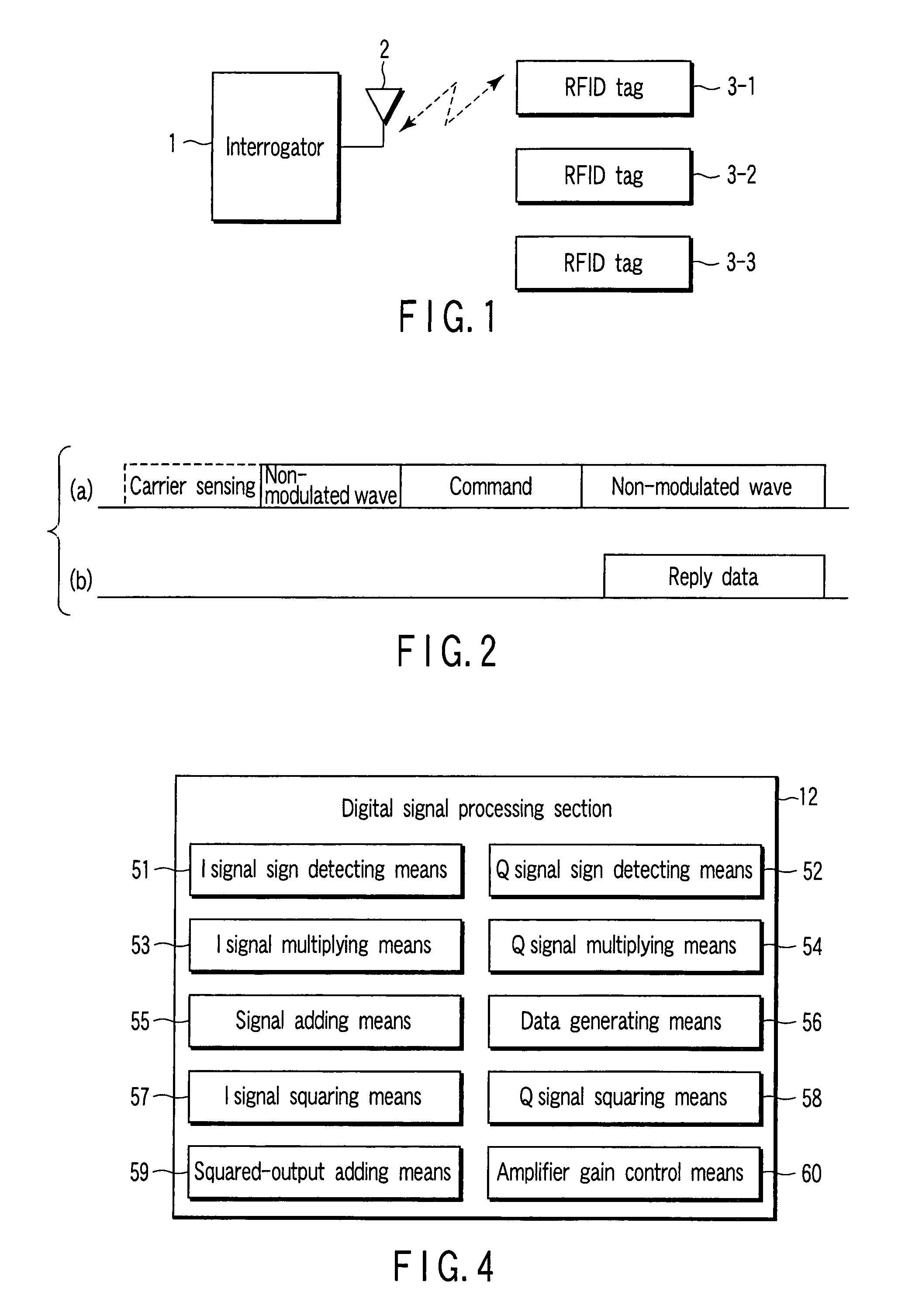 Quadrature demodulator and interrogator