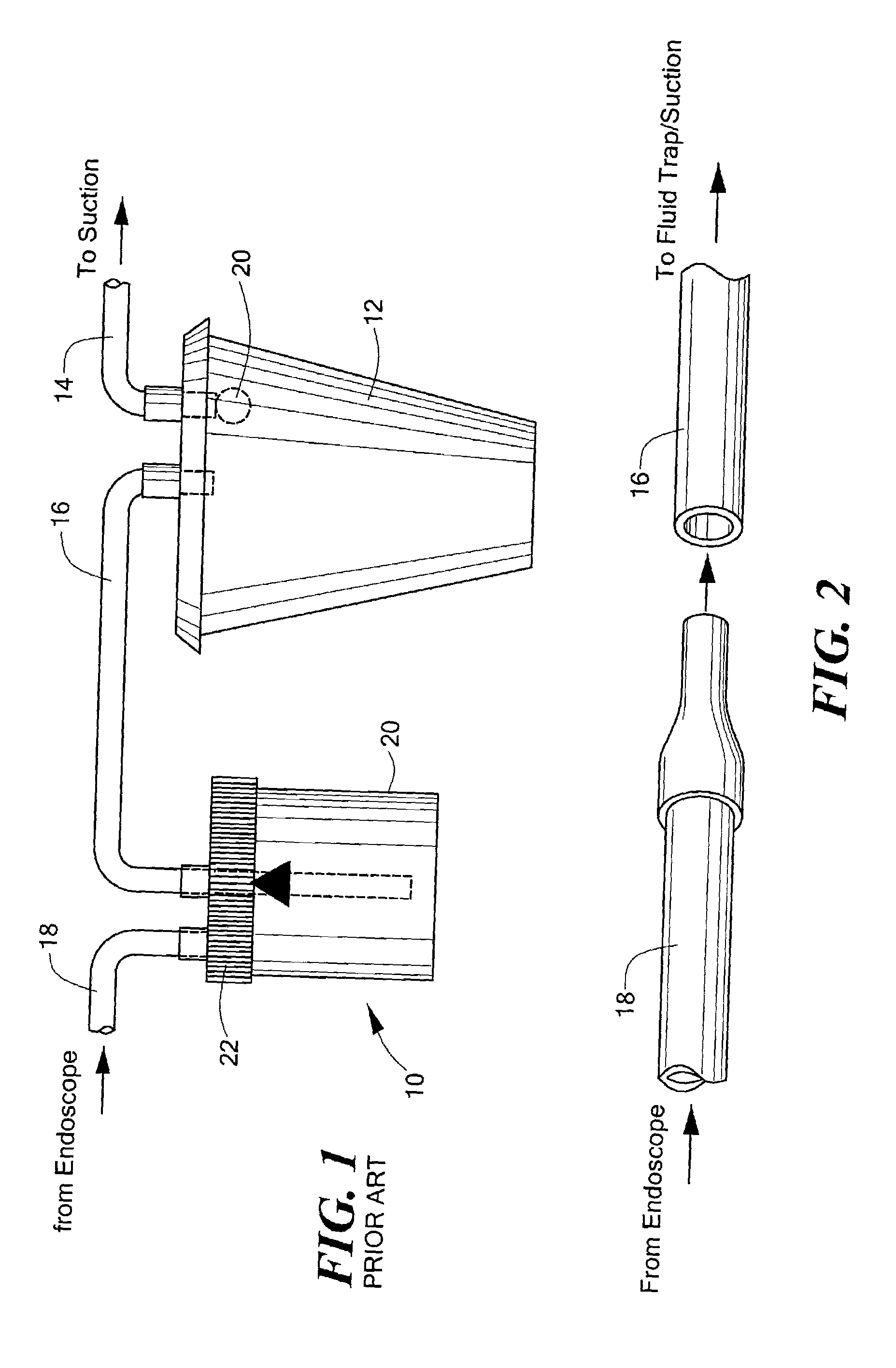 Containerless tissue sample collection trap