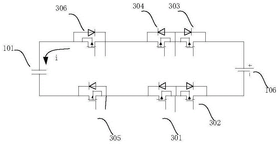 Charge and discharge active equalization circuit of lithium-ion power battery pack