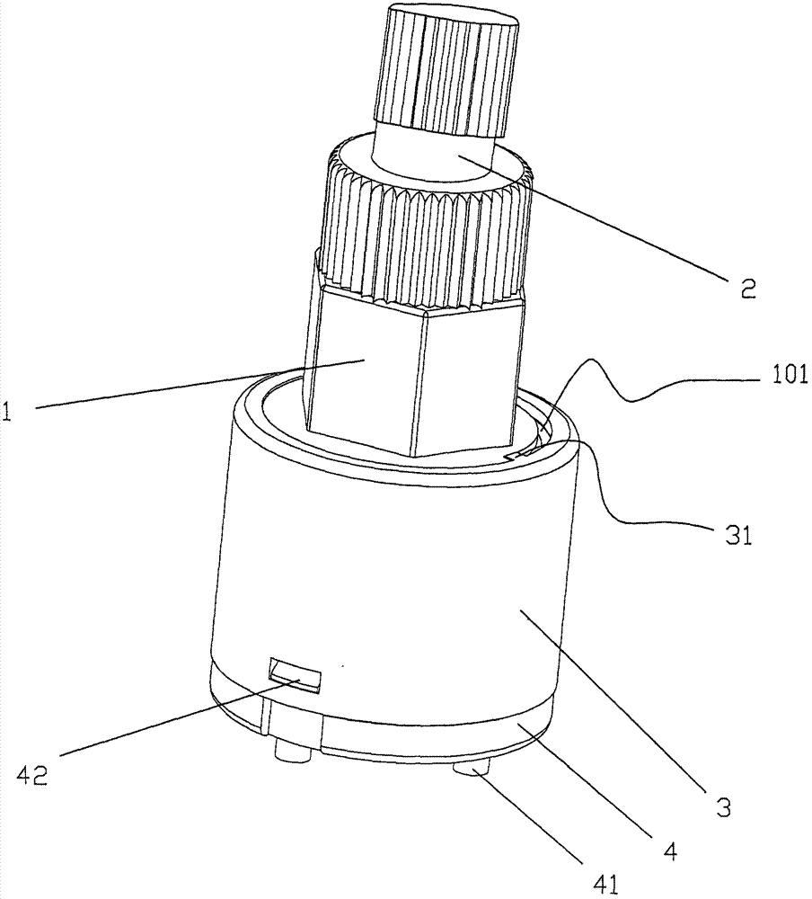 Double-control thermostatic valve element