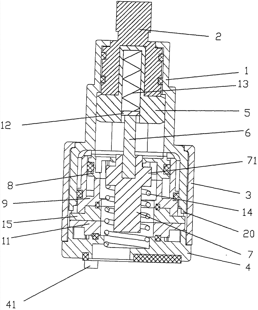 Double-control thermostatic valve element