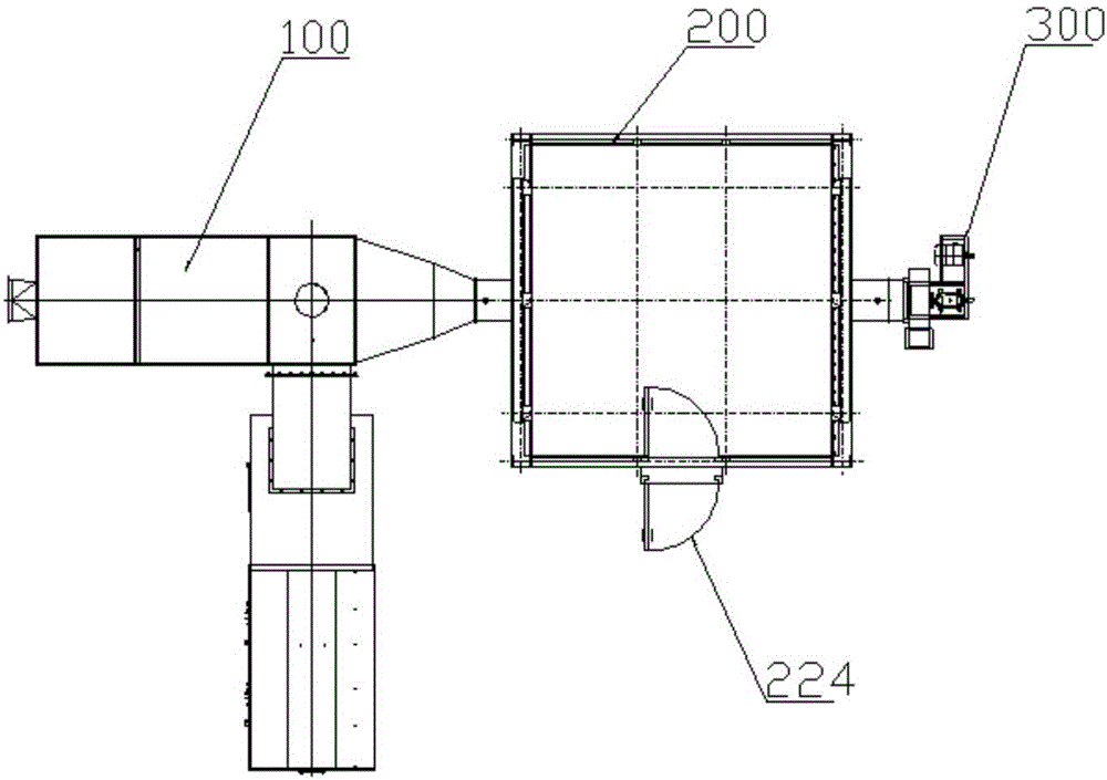 Grain drying bin with hidden air ducts and control method of grain drying bin