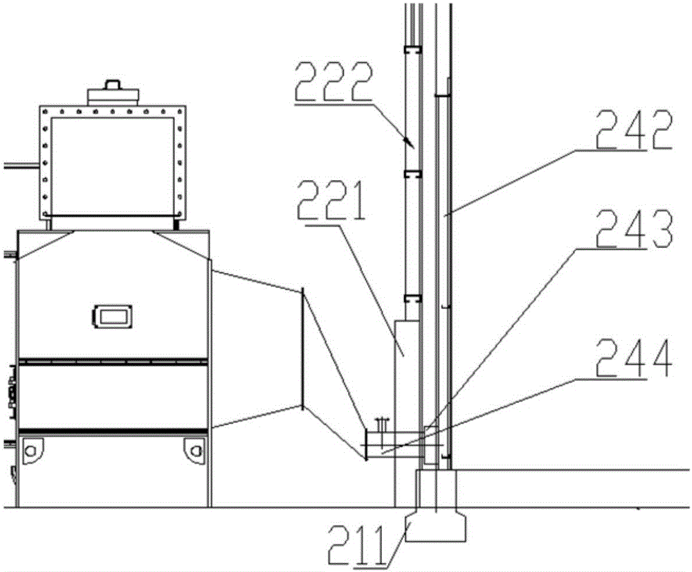 Grain drying bin with hidden air ducts and control method of grain drying bin