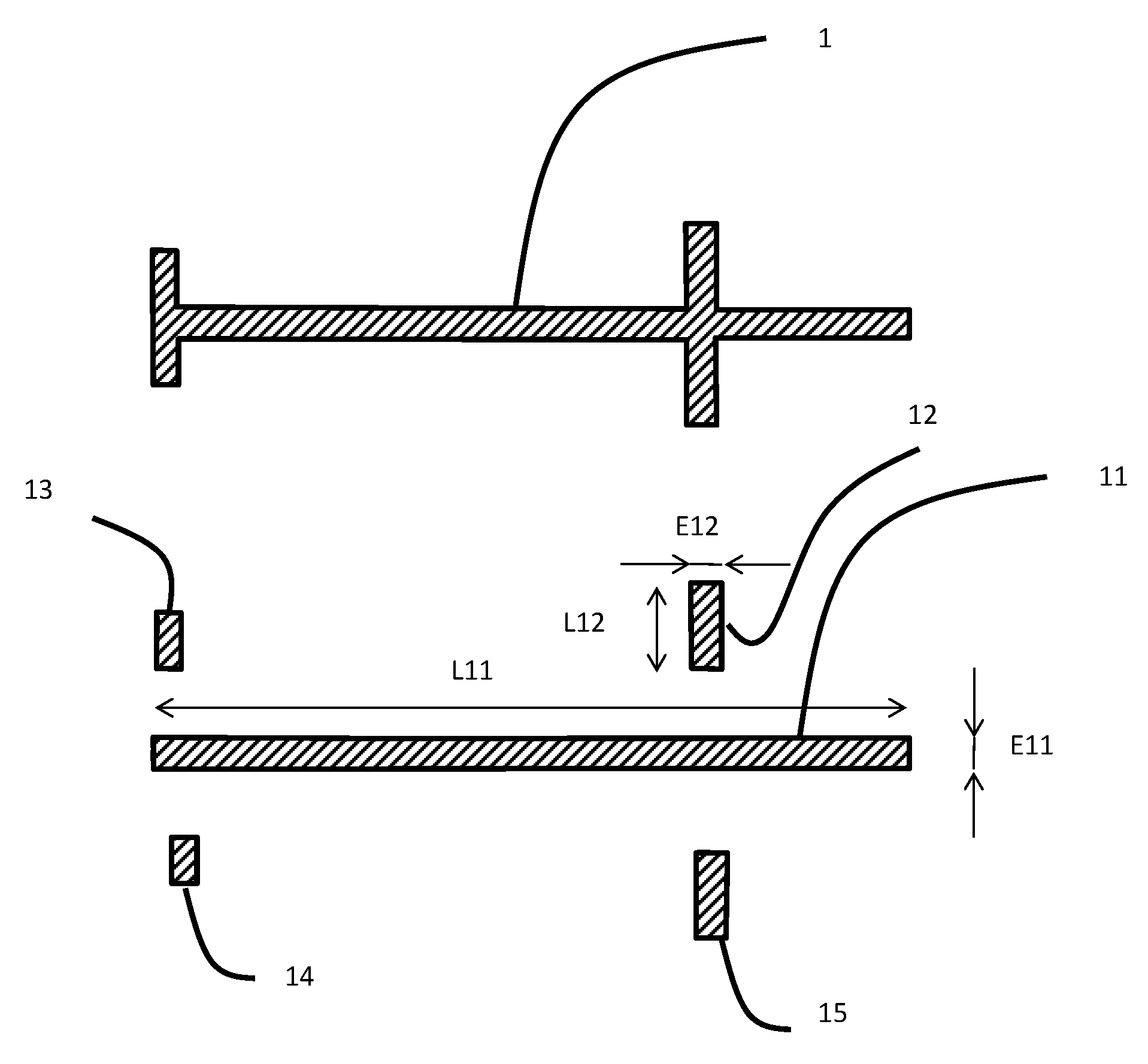 Extruded products for aeroplane floors made of an aluminium-copper-lithium alloy