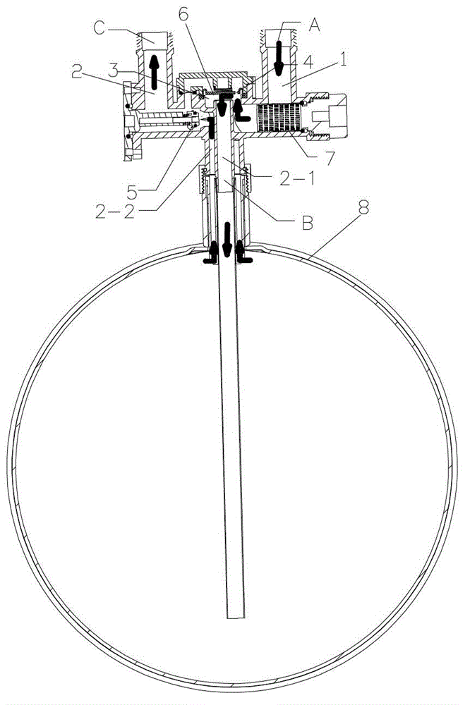 Leakproof device for water storing container