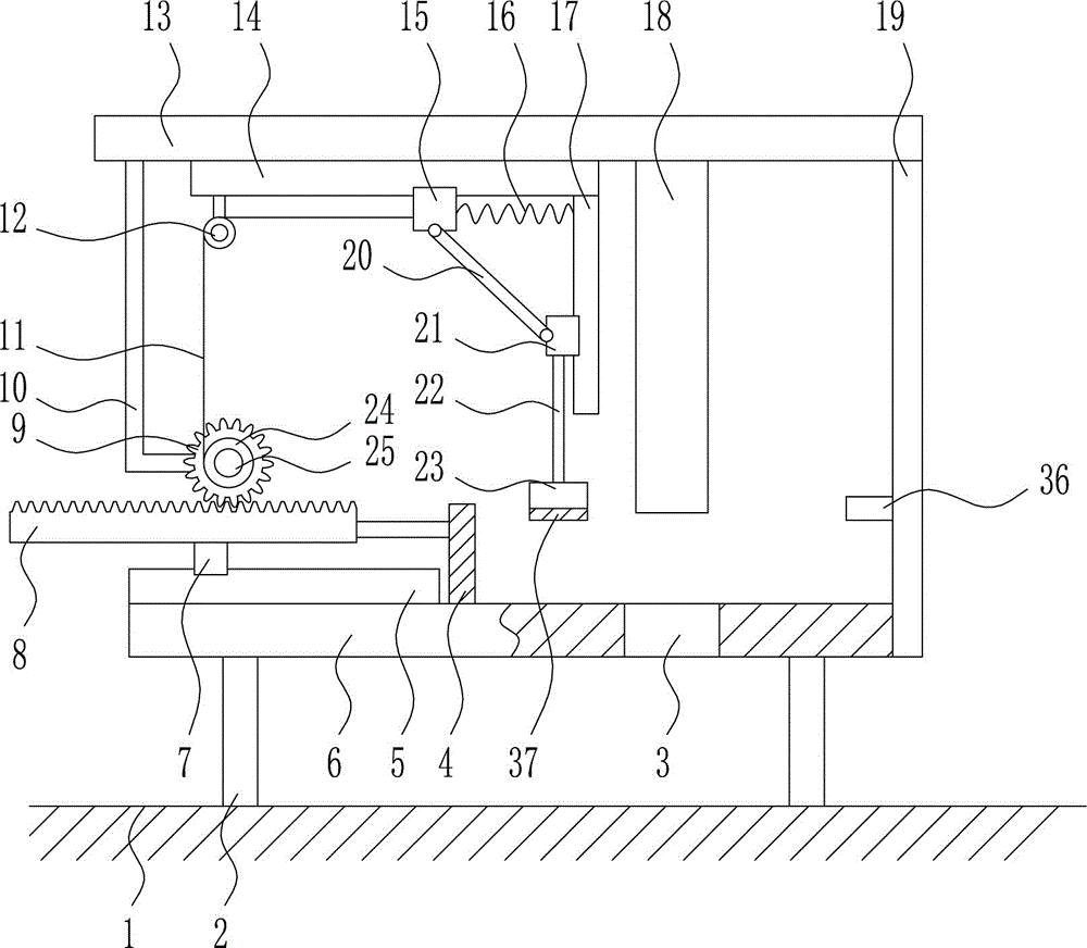 Efficient wood cutting device for construction site