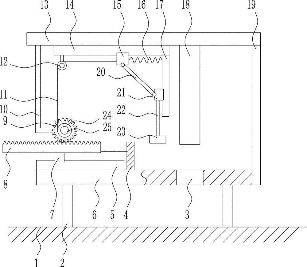 Efficient wood cutting device for construction site