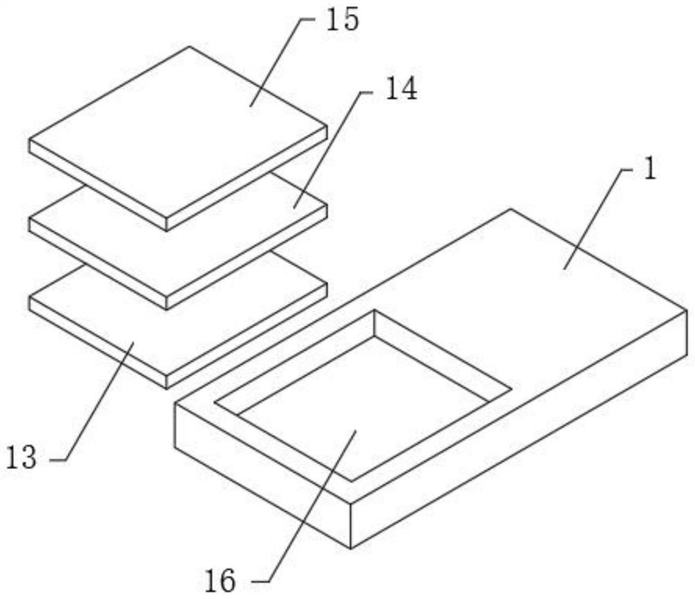 Engineering mold heat insulation plate with good pressure-bearing and heat-resisting performance