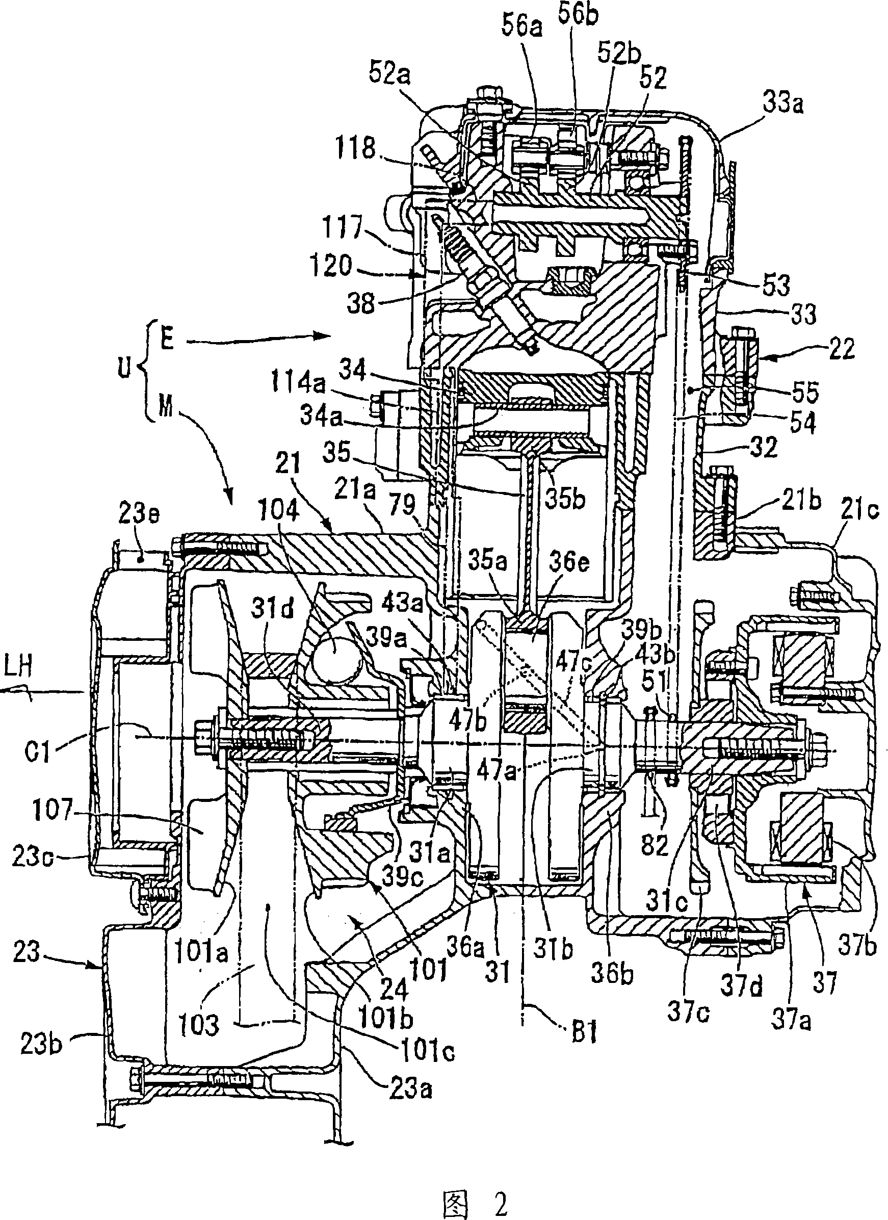 Oil passage structure