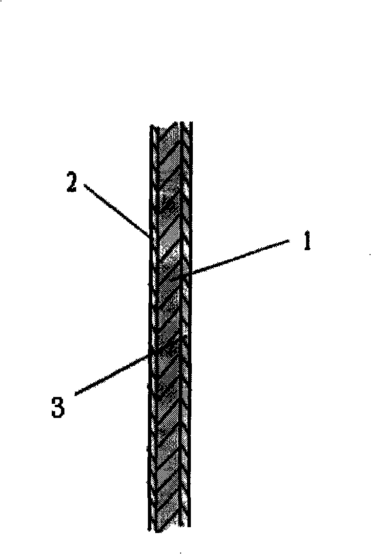 Double polar plates for fuel battery and method for making surface azote chromium thin film