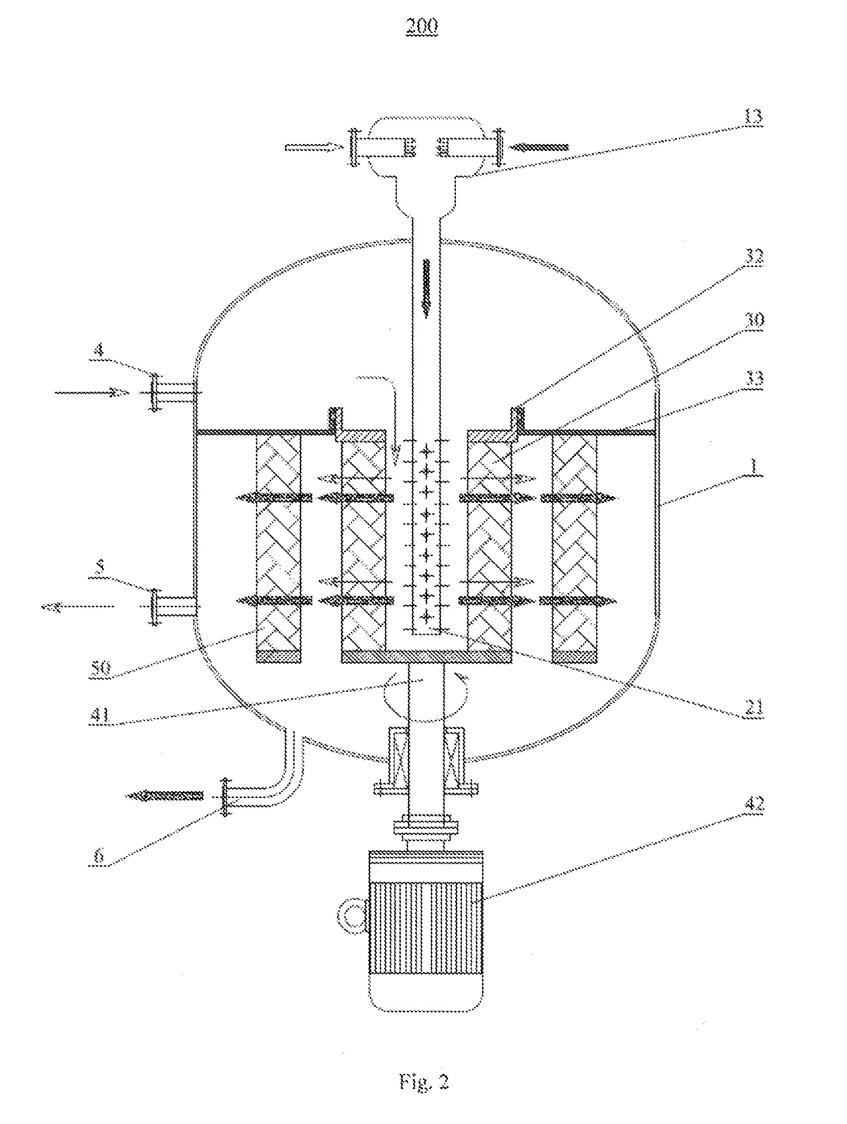 Reactor and Alkylation Process Using the Reactor