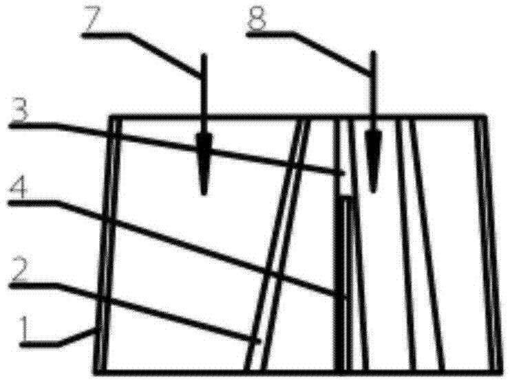 Braize decoupling combustor for improving flow division performance and concentration and combustion method