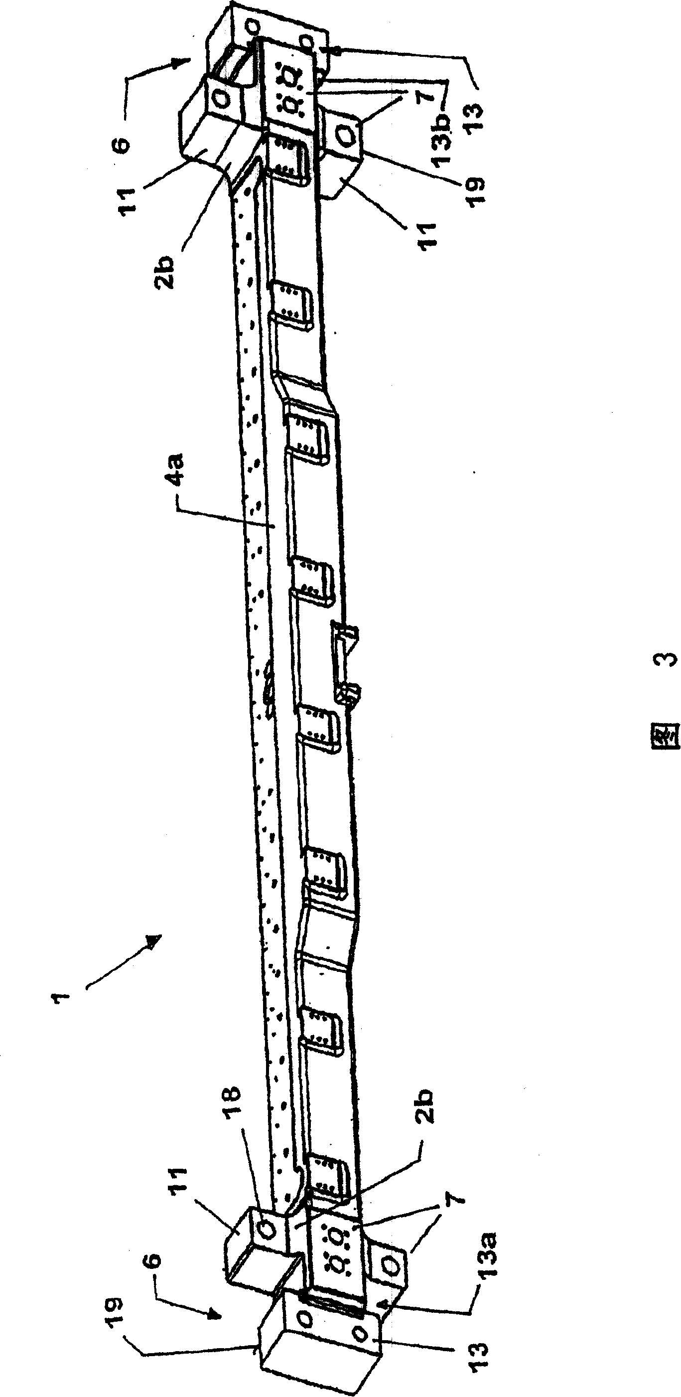 Multi-part roll stand for edgers in rolling mills