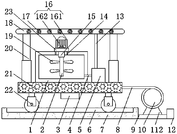 Pesticide spraying device for orchard