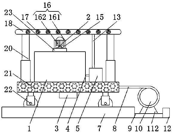 Pesticide spraying device for orchard