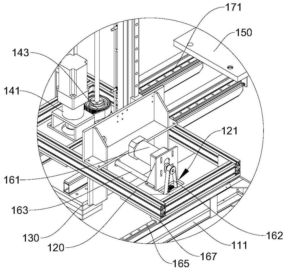 Automatic billet receiving device and four-mold-opening grouting machine