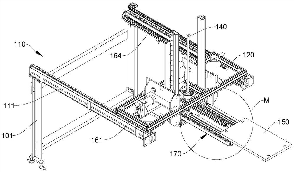 Automatic billet receiving device and four-mold-opening grouting machine