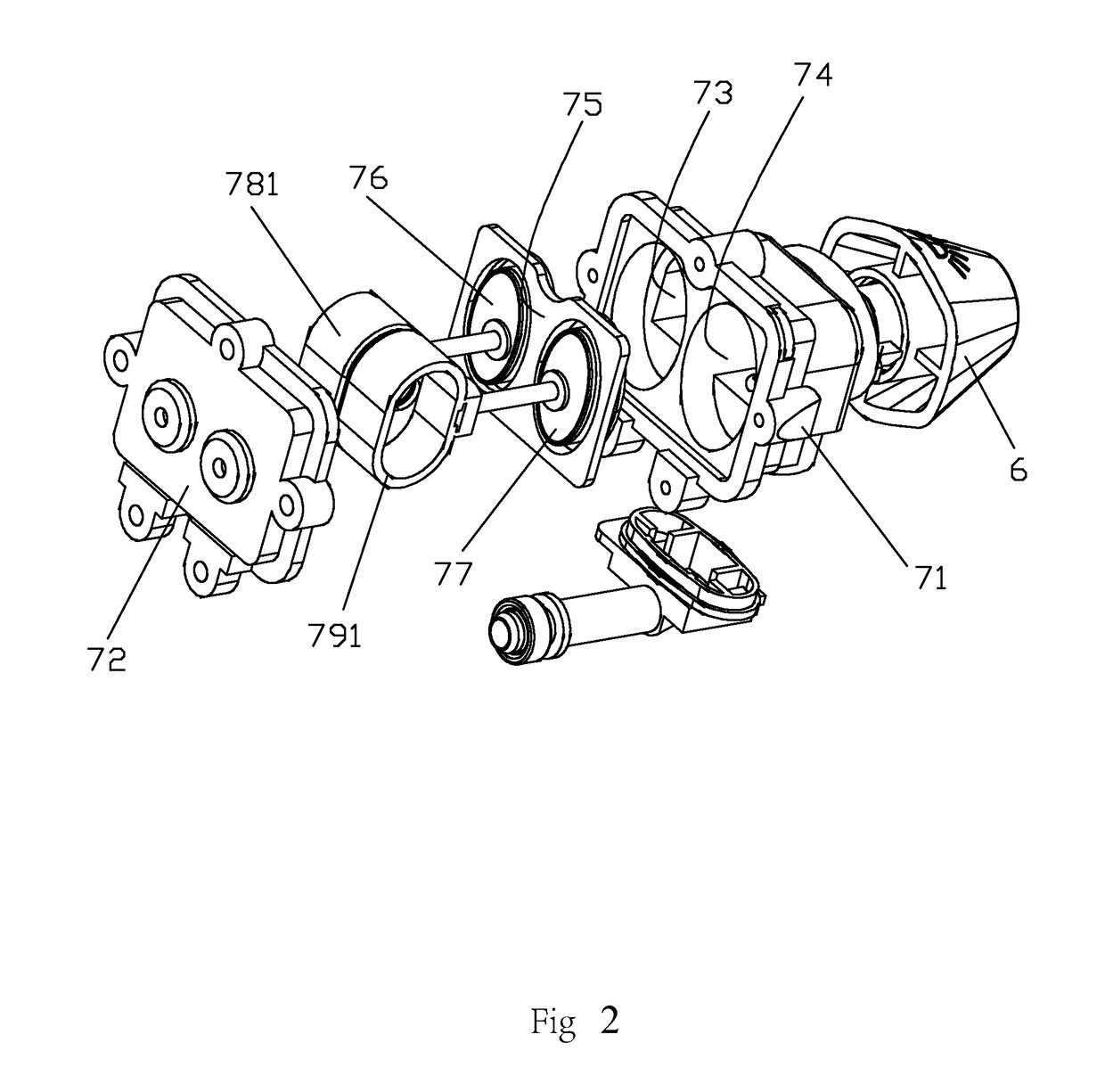 Diaphragm pump sprayer