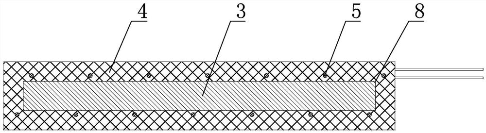 Three-degree-of-freedom pneumatic flexible driver with variable rigidity and preparation method thereof