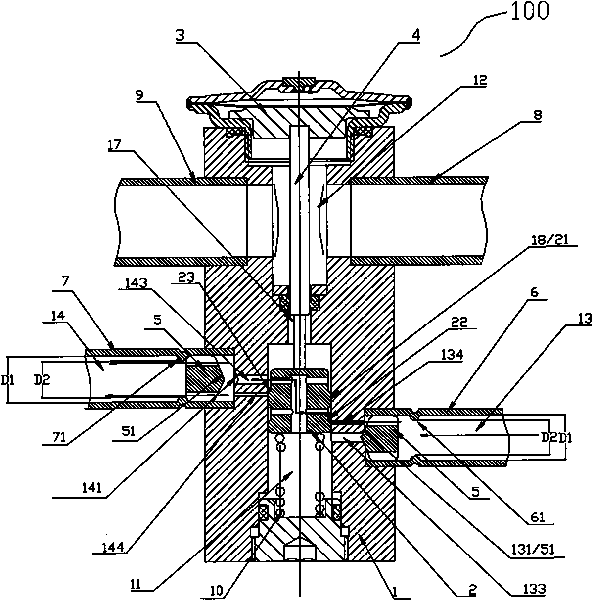 Two-way thermal expansion valve