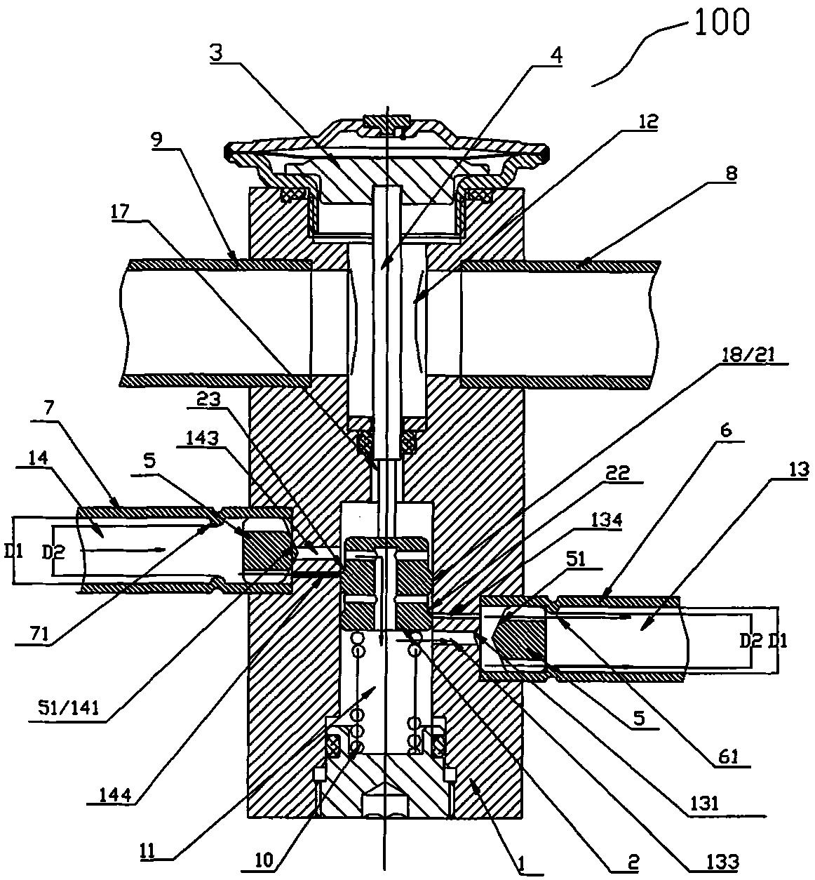 Two-way thermal expansion valve