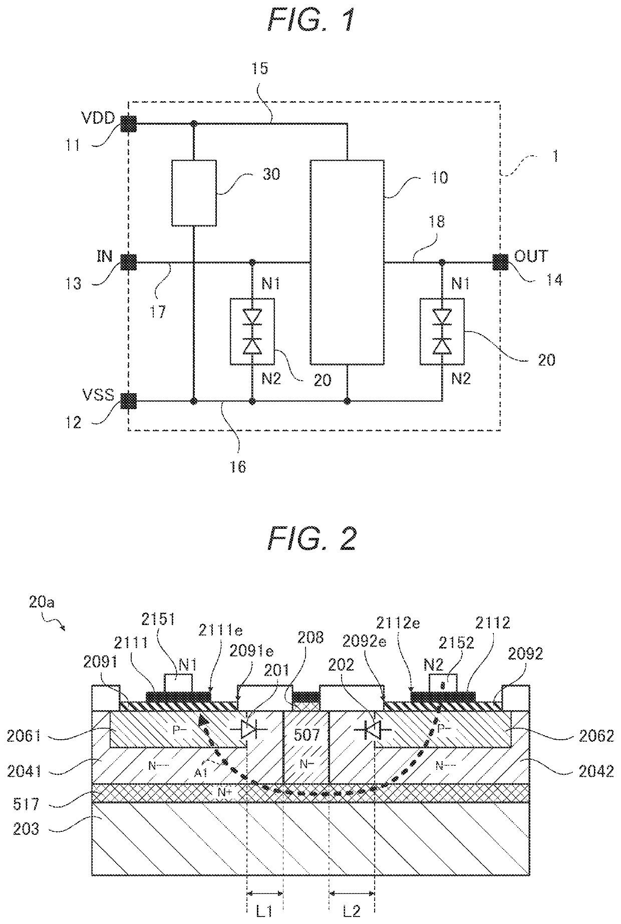 Static electricity protection circuit, semiconductor device, and electronic apparatus