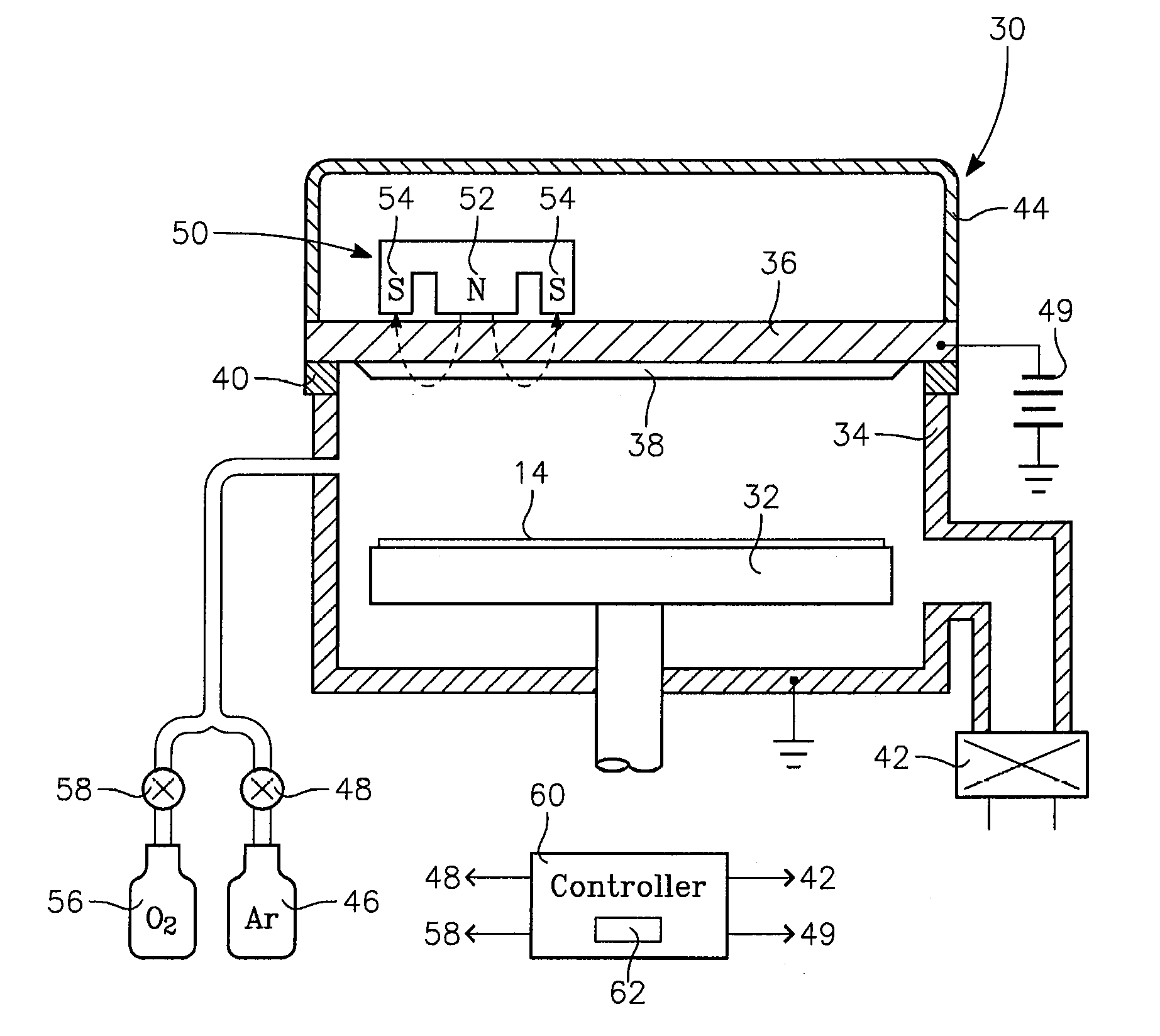 Transparent zinc oxide electrode having a graded oxygen content