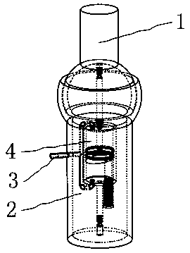 Support self-locking device in medical field