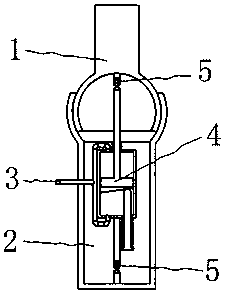 Support self-locking device in medical field