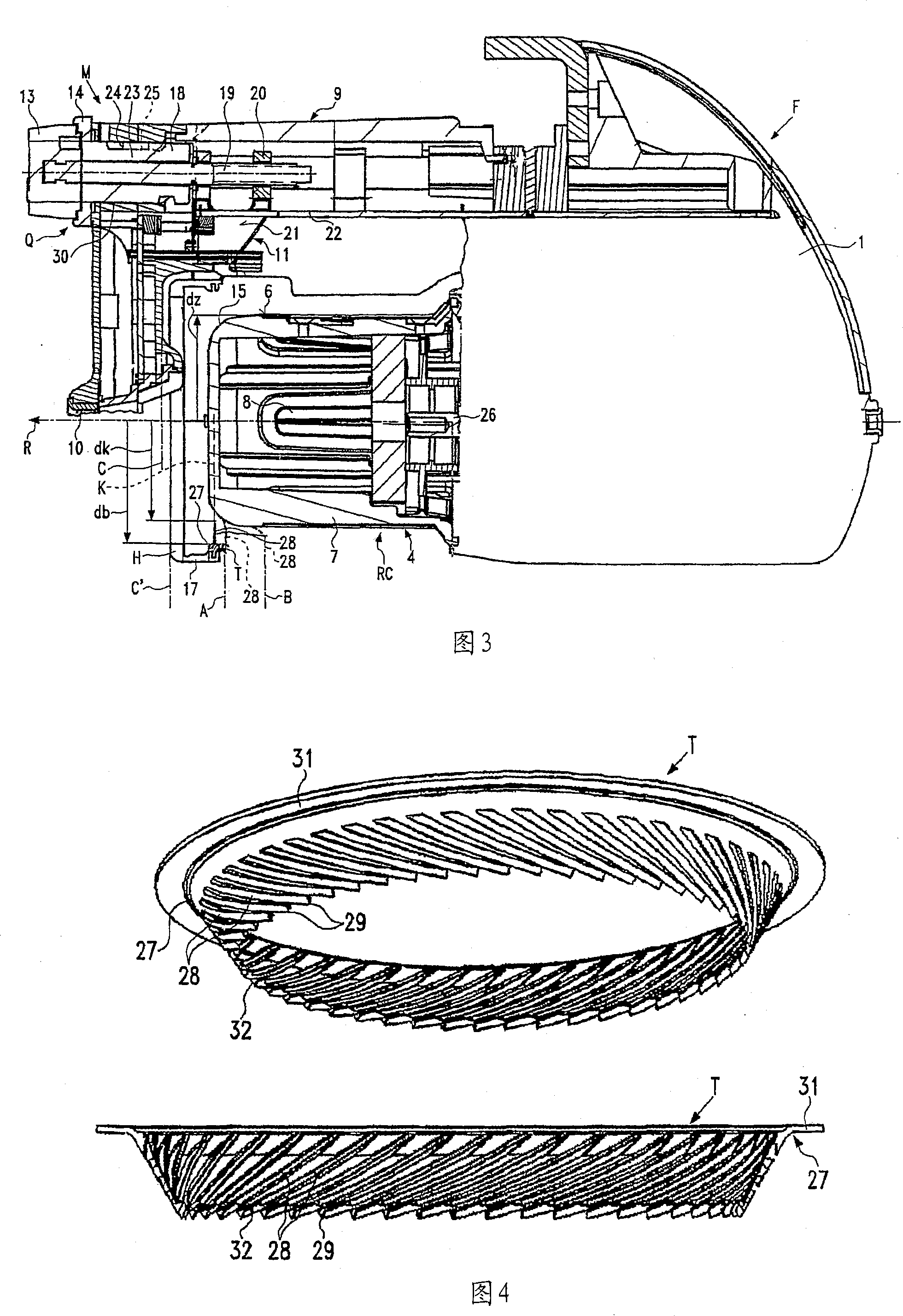 Yarn feeding device