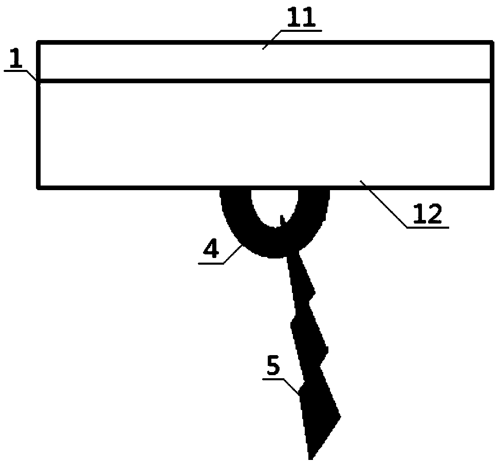 Measuring device and method of dry quenching furnace bracket brick three-dimensional temperature field