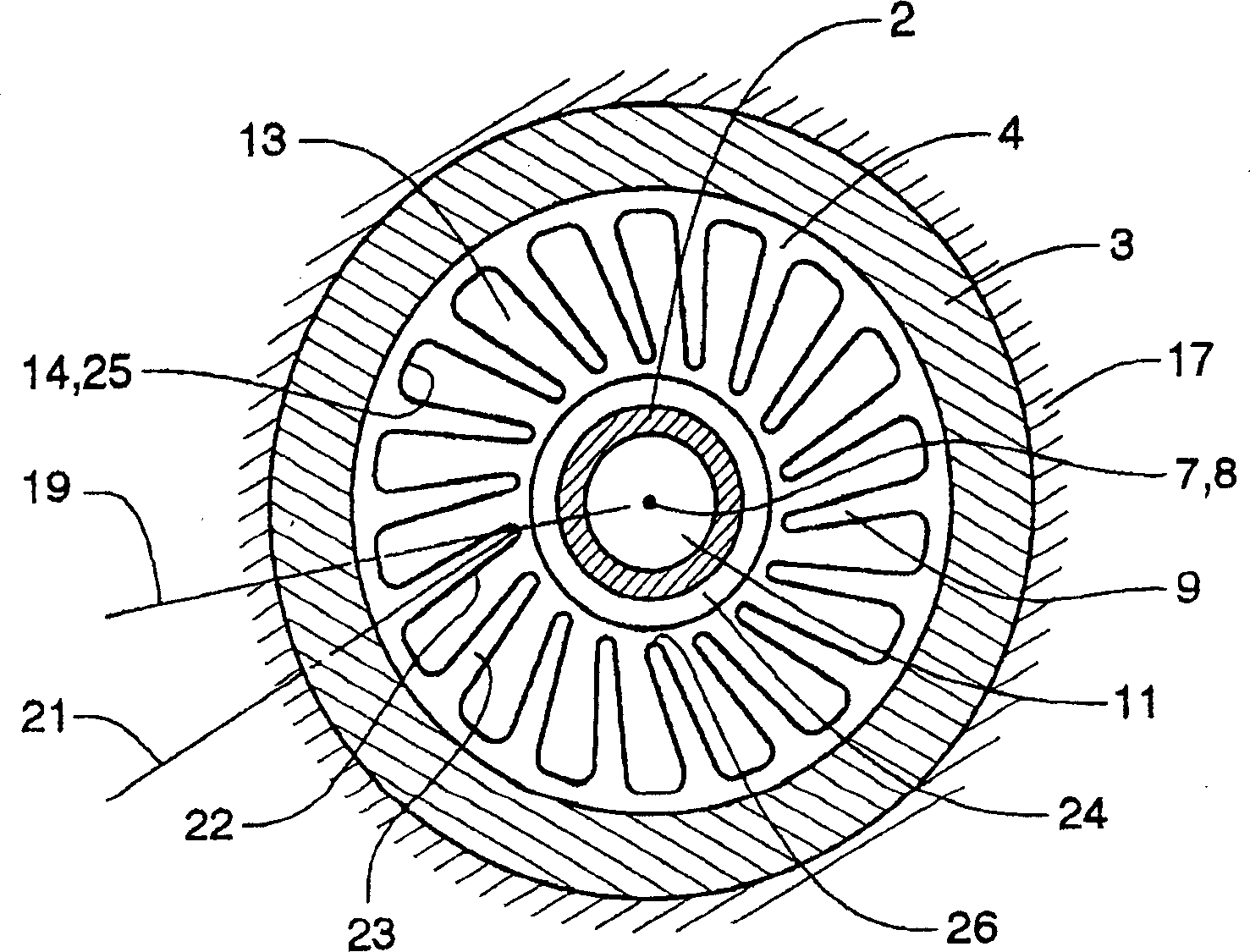 Pick jet nozzle of water jet loom