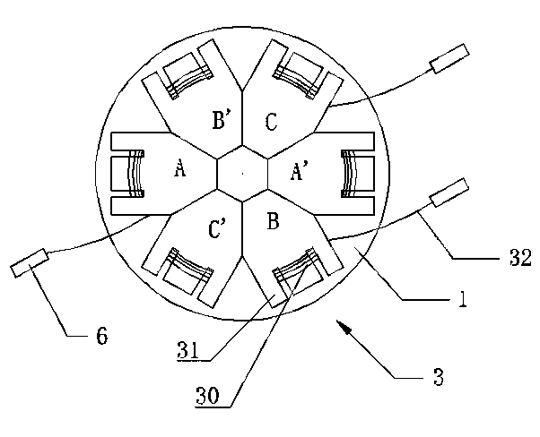 Split type brushless motor