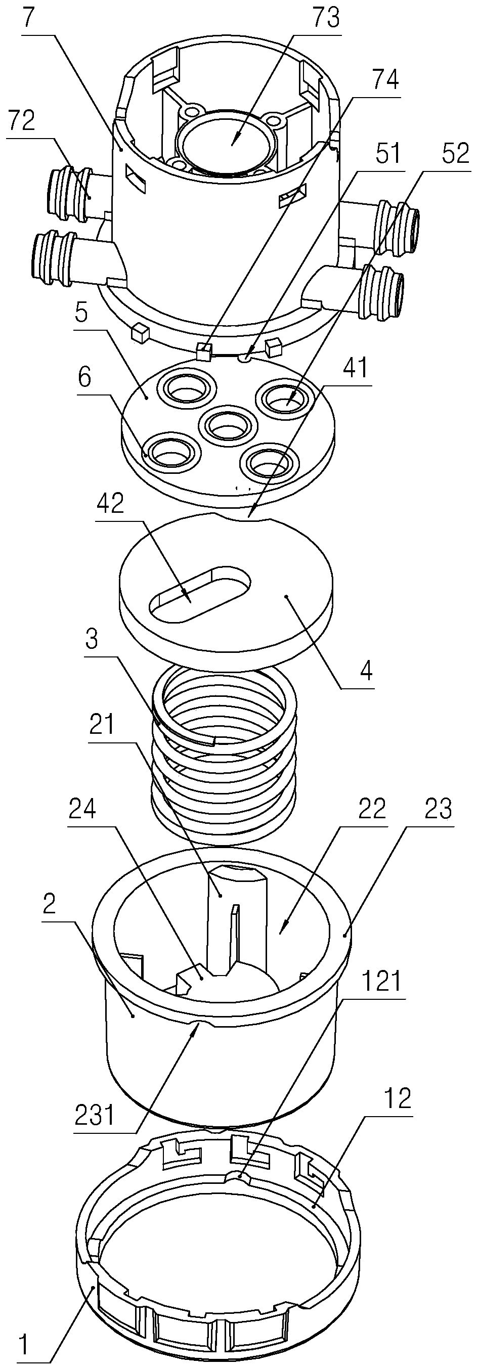 Confluence gating device