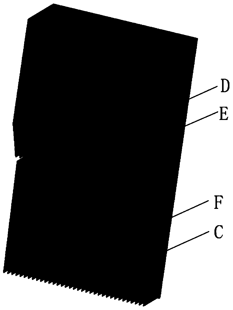 Natural convection enhanced heat dissipation structure with non-uniform heat source distribution and heat dissipation method thereof