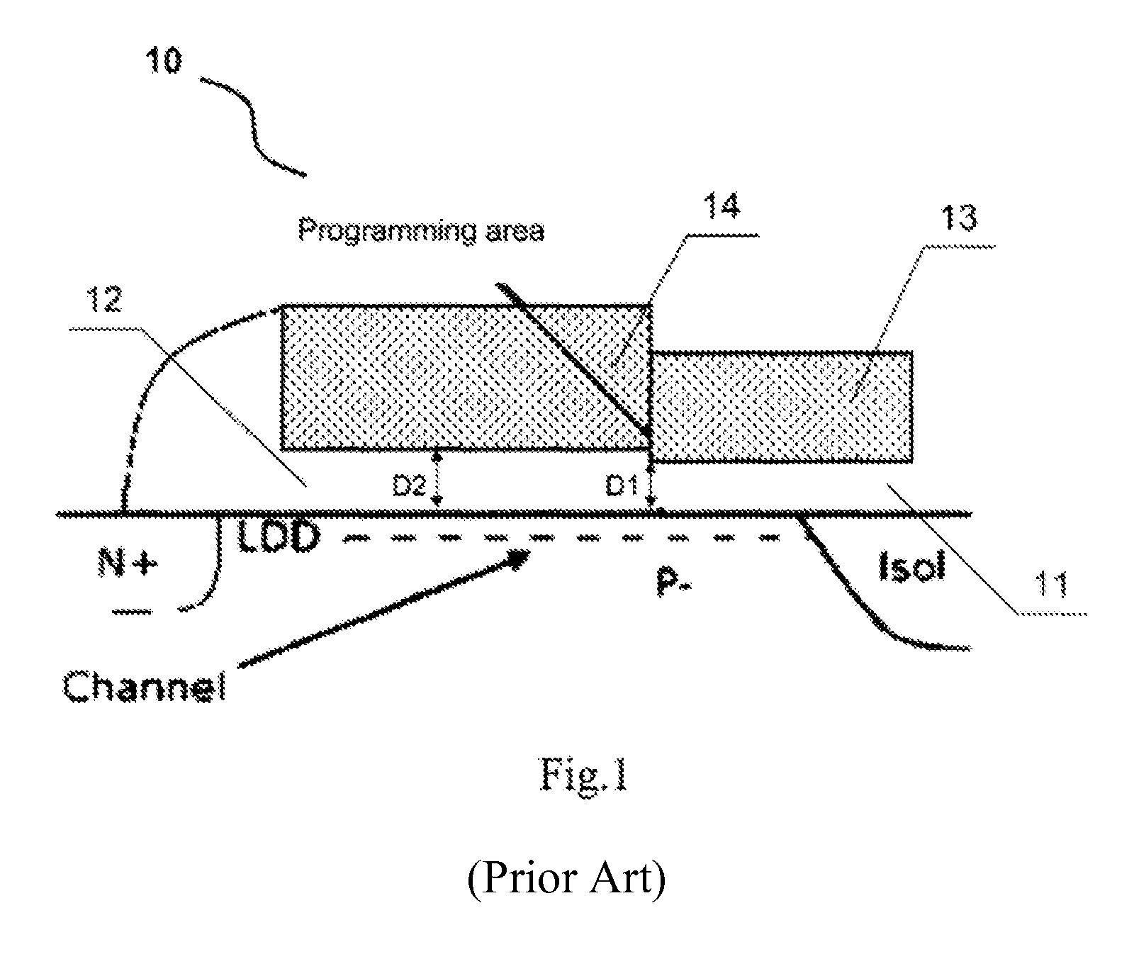 One-time programmable memory cell, memory and manufacturing method thereof