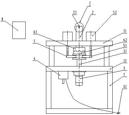 Investment boom assembly device