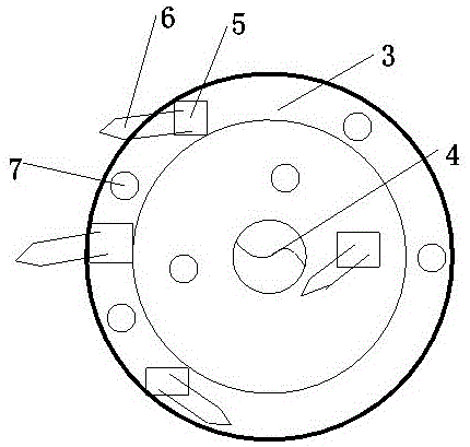 Rotating drill bit with multiple drill sub-bits