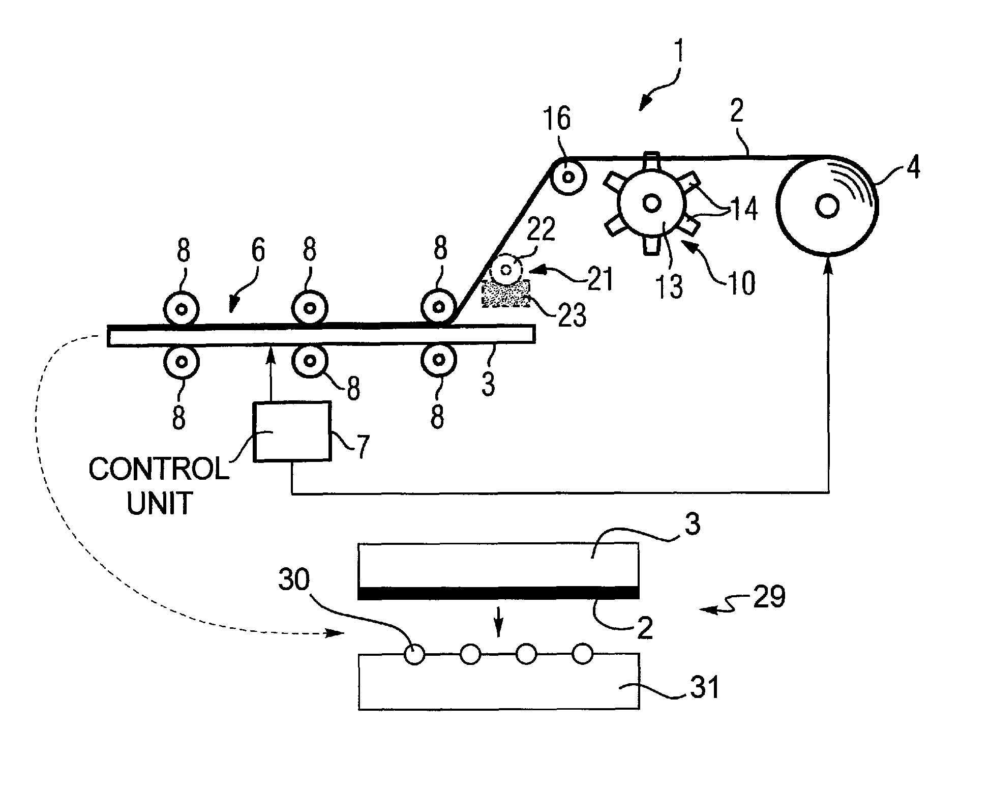 Method and apparatus for producing an insulation support with an adhesive layer for a magnetic resonance gradient coil