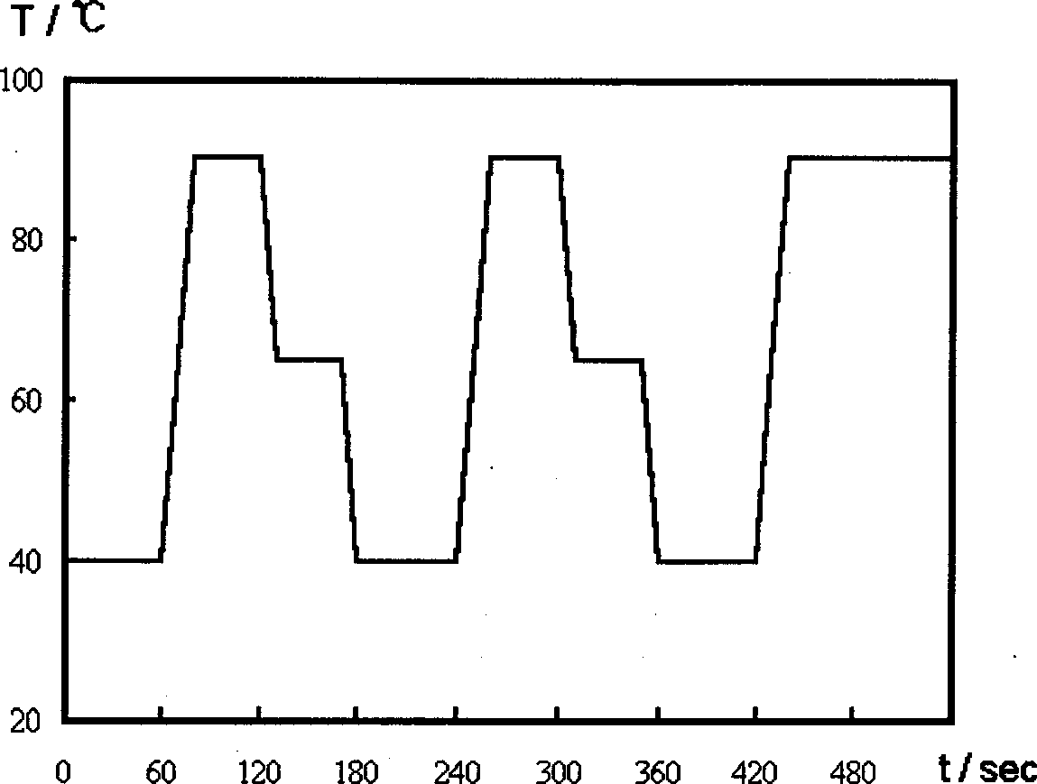 Real-time quantitative analysis method and instrument for piezoelectric gene diagnosis