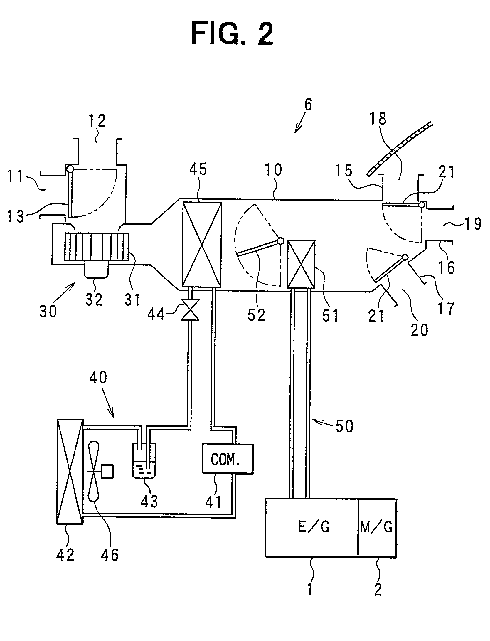 Air conditioner for hybrid vehicle