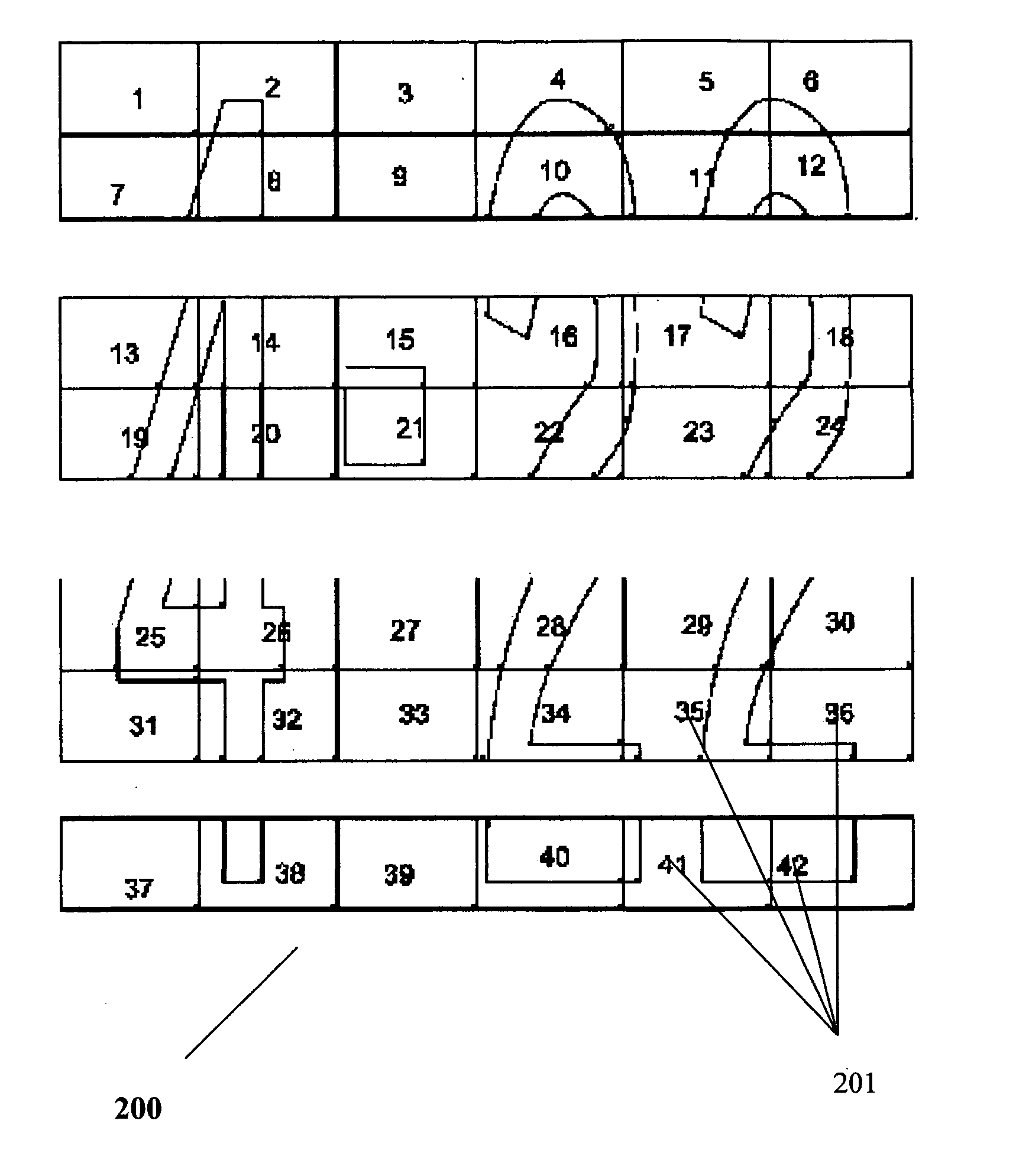 Composition and system for preformed thermoplastic road marking with sequential features