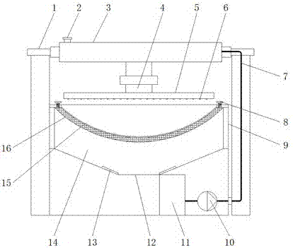 Fixing device for waterproof detection of engineering construction materials