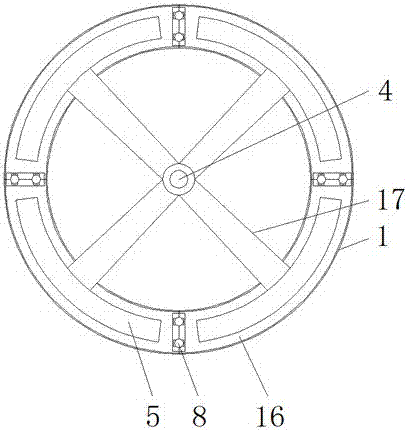 Fixing device for waterproof detection of engineering construction materials