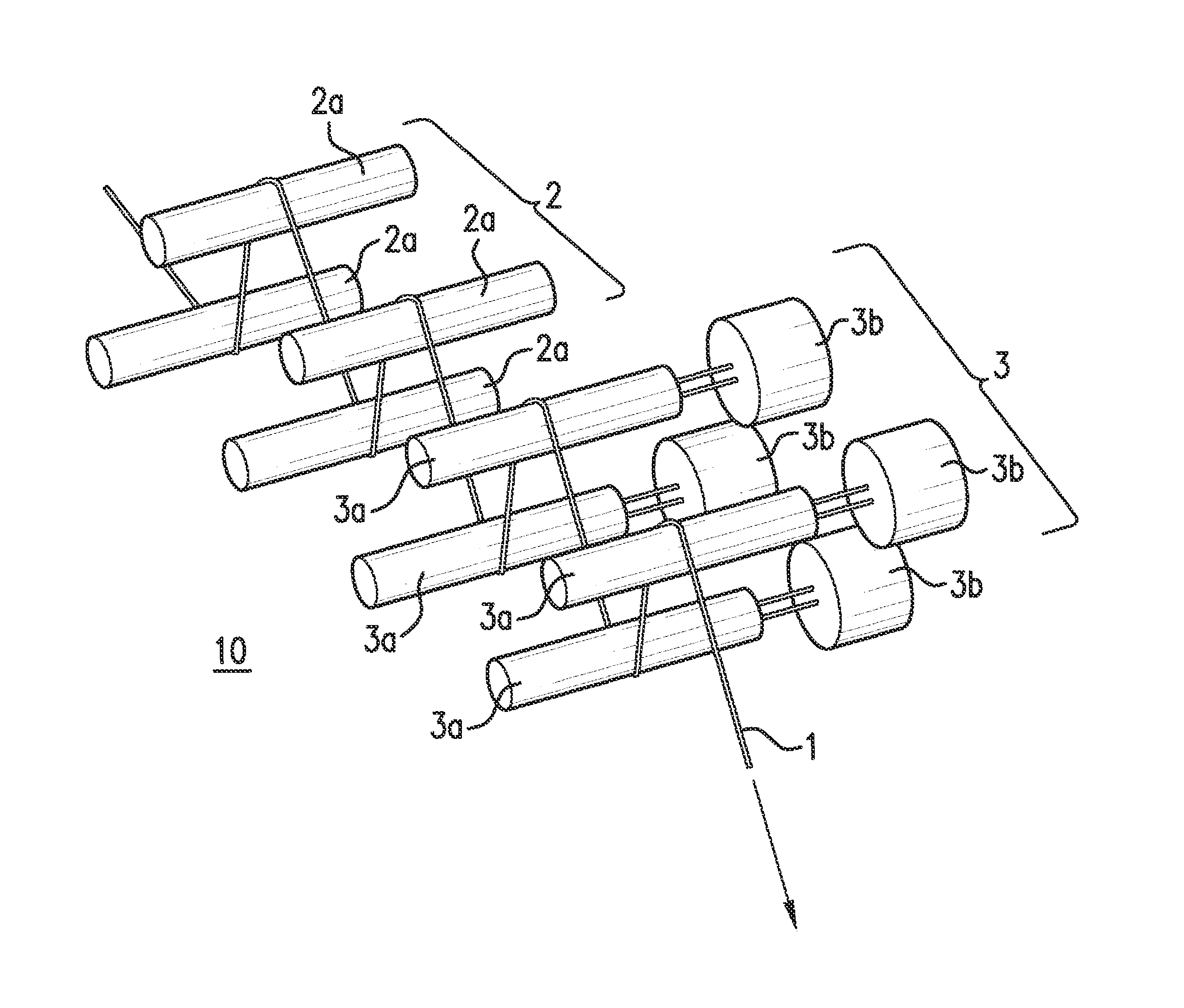 Apparatus and methods for spreading fiber bundles for the continuous production of prepreg